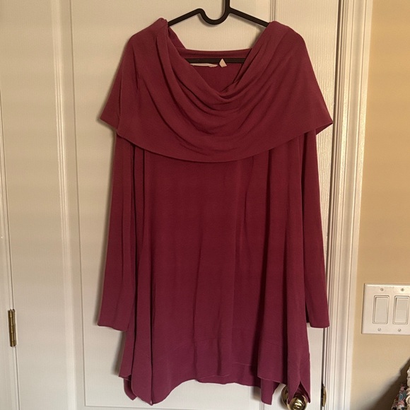 Soft Surroundings Tops - Soft Surroundings B’Call Knit Oversized Cowl Neck Blouse